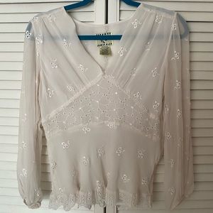 Vintage lace top